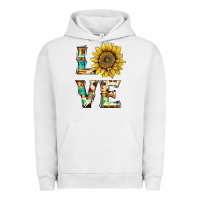 Pigment Lunar Rock western love with sunflower Urban Hoodie - Artiststas