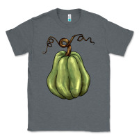 Charcoal Heather gourd green pumpkin Classic Tee - BarkalooDesign