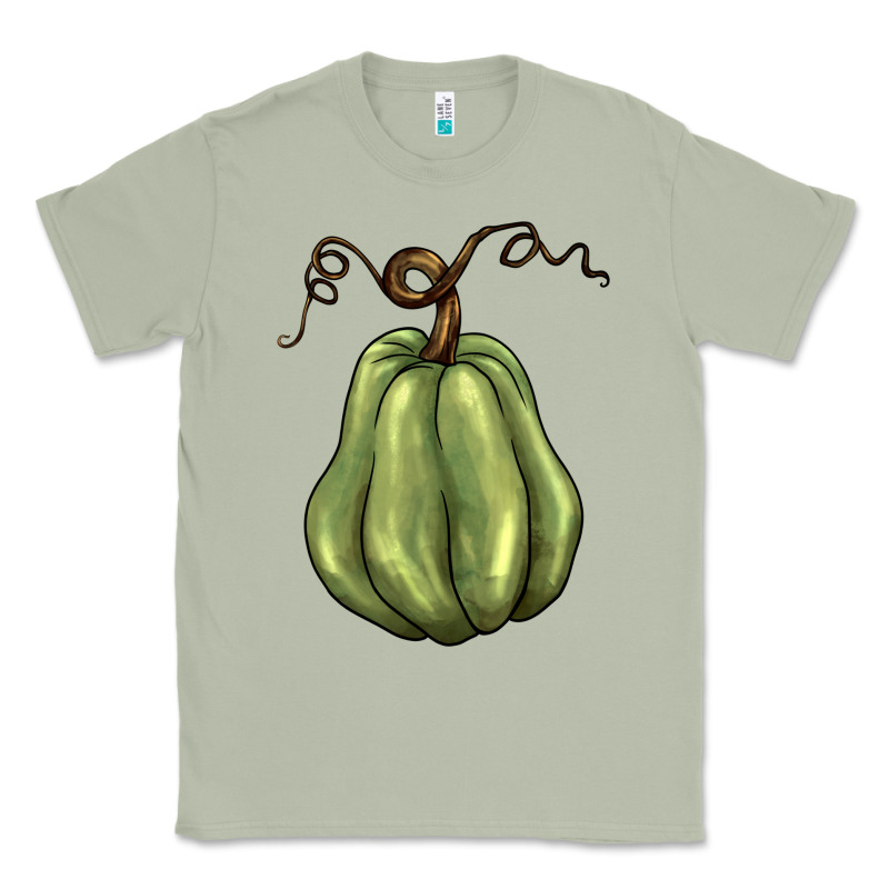 Gourd Green Pumpkin Classic Tee by BarkalooDesign | Teevron
