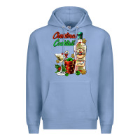 Colony Blue christmas cocktail martini and gift Premium Hoodie - AdoDesignShop