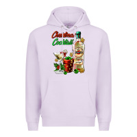 Lilac christmas cocktail martini and gift Premium Hoodie - AdoDesignShop
