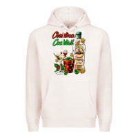 Pale Pink christmas cocktail martini and gift Premium Hoodie - AdoDesignShop