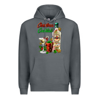 Rock christmas cocktail martini and gift Premium Hoodie - AdoDesignShop