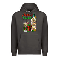 Smoke christmas cocktail martini and gift Premium Hoodie - AdoDesignShop