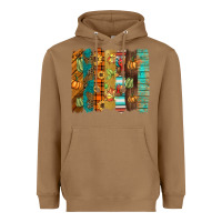 Toasted Coconut thanksgiving brushstroke Heavyweight Hoodie - BarkalooDesign