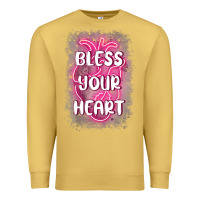 Antique Gold bless your heart Premium Sweatshirt - MaliasSmallBusiness
