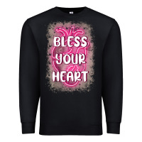Black bless your heart Premium Sweatshirt - MaliasSmallBusiness