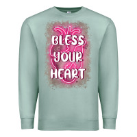 Seafoam bless your heart Premium Sweatshirt - MaliasSmallBusiness