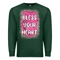 Sports Green bless your heart Premium Sweatshirt - MaliasSmallBusiness