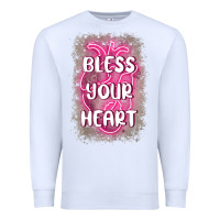 White bless your heart Premium Sweatshirt - MaliasSmallBusiness