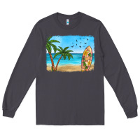 Smoke beach background Long Sleeve Tee - HRA Design Shop