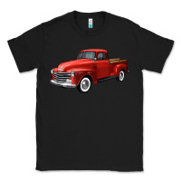 Black western red truck right 34 view Classic Tee - FaDigitalArtStudio