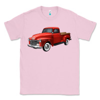 Bubblegum Pink western red truck right 34 view Classic Tee - FaDigitalArtStudio