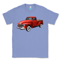 Colony Blue western red truck right 34 view Classic Tee - FaDigitalArtStudio