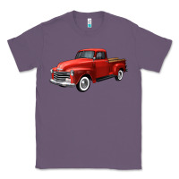 Lavender western red truck right 34 view Classic Tee - FaDigitalArtStudio