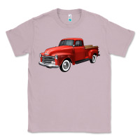 Lilac western red truck right 34 view Classic Tee - FaDigitalArtStudio