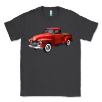 Smoke western red truck right 34 view Classic Tee - FaDigitalArtStudio