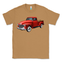 Toasted Coconut western red truck right 34 view Classic Tee - FaDigitalArtStudio