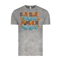 Cloud Rock stressed blessed pumpkin obsessed Vintage Tee - Zillion Design Studio