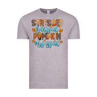 Vintage Zinc stressed blessed pumpkin obsessed Vintage Tee - Zillion Design Studio
