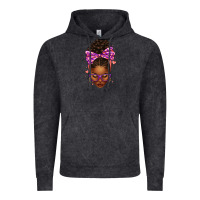 Vintage Black sorority colors purple carol afro messy bun woman Vintage Hoodie - texasbilliewilder