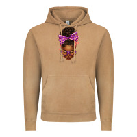 Vintage Camel sorority colors purple carol afro messy bun woman Vintage Hoodie - texasbilliewilder