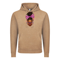 Vintage Coffee sorority colors purple carol afro messy bun woman Vintage Hoodie - texasbilliewilder