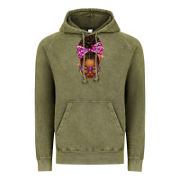 Vintage Olive sorority colors purple carol afro messy bun woman Vintage Hoodie - texasbilliewilder