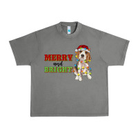 Tornado merry and bright beagle Urban Heavy Tee - RanaPortraitStore