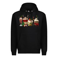 Black lumberjack coffee Premium Hoodie - MaliasSmallBusiness