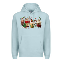 Blue Mist lumberjack coffee Premium Hoodie - MaliasSmallBusiness
