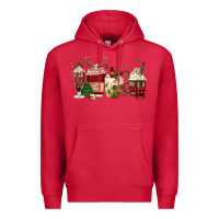 Cardinal lumberjack coffee Premium Hoodie - MaliasSmallBusiness