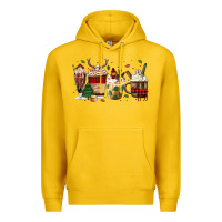 Lemon lumberjack coffee Premium Hoodie - MaliasSmallBusiness