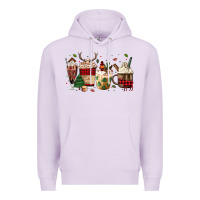 Lilac lumberjack coffee Premium Hoodie - MaliasSmallBusiness