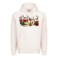 Pale Pink lumberjack coffee Premium Hoodie - MaliasSmallBusiness