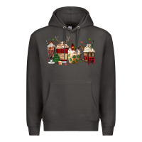 Smoke lumberjack coffee Premium Hoodie - MaliasSmallBusiness