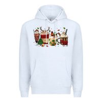 White lumberjack coffee Premium Hoodie - MaliasSmallBusiness