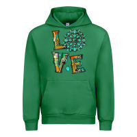 Emerald love with gemstone Urban Hoodie - Artiststas