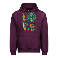 Mauve Wine love with gemstone Urban Hoodie - Artiststas