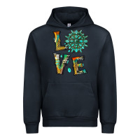 Navy love with gemstone Urban Hoodie - Artiststas