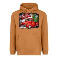 Meerkat merry christmas red truck christmas trees Heavyweight Hoodie - Jasminsmagicworld