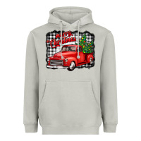 Moon Dust merry christmas red truck christmas trees Heavyweight Hoodie - Jasminsmagicworld