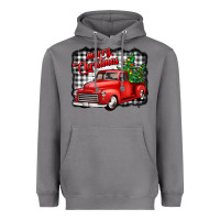 Storm merry christmas red truck christmas trees Heavyweight Hoodie - Jasminsmagicworld