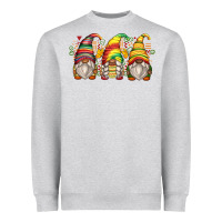 Heather Grey juneteenth gnomes Heavyweight Sweatshirt - Zillion Design Studio