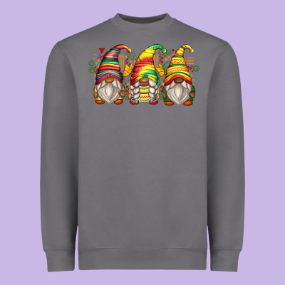 Juneteenth Gnomes Heavyweight Sweatshirt Designed By Zillion Design Studio