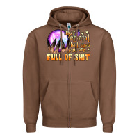 Chestnut my crystal ball says you are full of shit Zipper Hoodie - BundleAndBundleShop