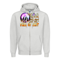 Dove Grey my crystal ball says you are full of shit Zipper Hoodie - BundleAndBundleShop