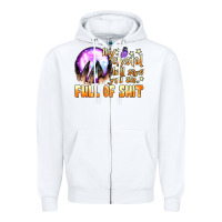 White my crystal ball says you are full of shit Zipper Hoodie - BundleAndBundleShop