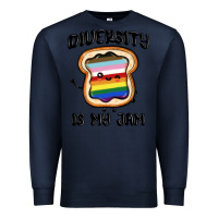 Navy diversity is my jam Premium Sweatshirt - MaliasSmallBusiness