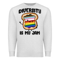 Oatmeal Heather diversity is my jam Premium Sweatshirt - MaliasSmallBusiness